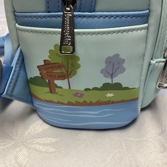 LOUNGEFLY DISNEY  BACKPACK   WINNIE THE POO N FRIENDS NEW main image 9